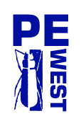 PE west logo